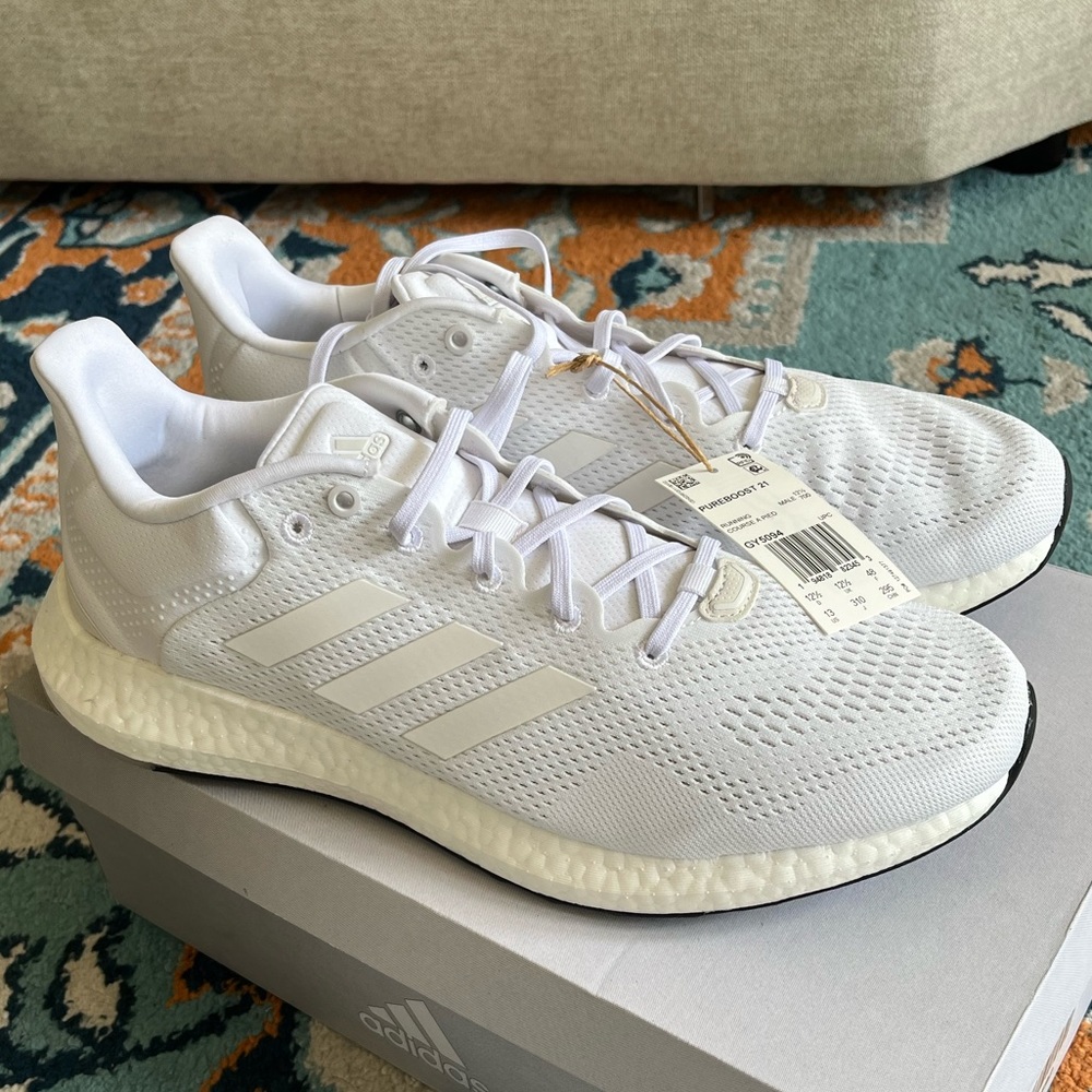 White ADIDAS PUREBOOST 21 Sneakers